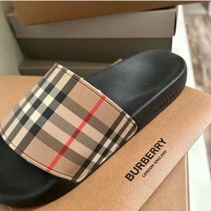 Authentic Burberry sandals US size 8